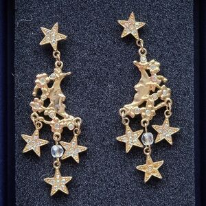 Kirks Folly Moon And Star EARRINGS
